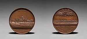 Medal: Commemorating the Centennial International Exhibition, 1876 by Unknown Artist