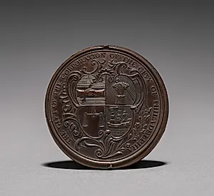 Medal:  Commemorating the Destruction of Kittanning by Col. Armstrong, 8 September 1756 (obverse) by Unknown Artist