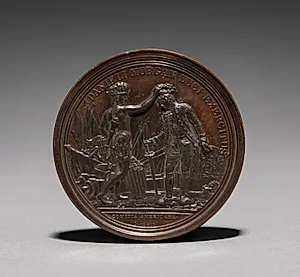 Medal: Daniel Morgan (obverse) by Jules Dupré (French, 1811–1889)