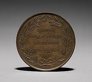 Medal: Guiseppe Rossi Pittore (reverse) by Luigi Cossa (Italian, 1789–1867)