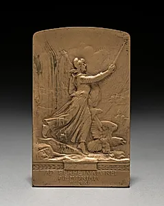 Medal: Lafayette (reverse) by Jules Edouard Roiné (French, 1857–1916)