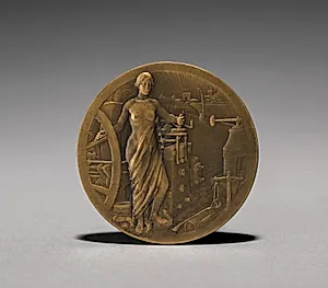 Medal (obverse) by Edmond-Eugene-Emile Lindauer (French, 1869–1942)