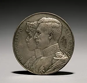 Medal (obverse) by Godefroid Devreese (Belgian, 1861–1941)