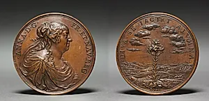Medal of Anne of Austria (obverse) and (reverse)