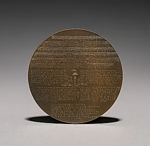 Medal of Claude Joseph Rouget de L'Isle (1760-1836) (reverse) by Alfred Borrel (French, 1836–1927)