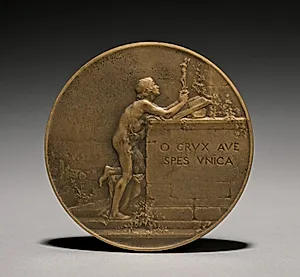 Medal (reverse) by Jules Dupré (French, 1811–1889)