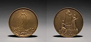 Medallion by Henri Emile Allouard (French, 1844–1929)