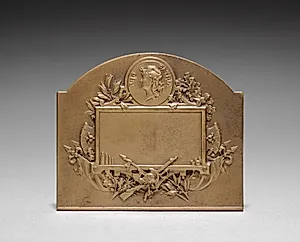 Medallion by Henri Emile Allouard (French, 1844–1929)