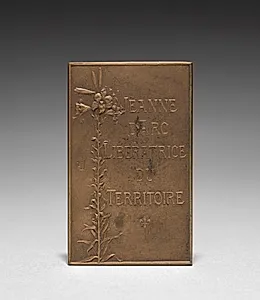 Medallion: Jeanne d'Arc (reverse)
