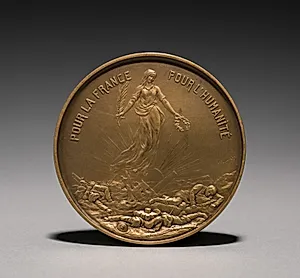 Medallion (obverse) by Henri Emile Allouard (French, 1844–1929)