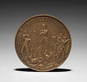 Medallion (obverse) by Henri Emile Allouard (French, 1844–1929)