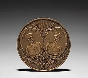 Medallion (reverse) by Henri Emile Allouard (French, 1844–1929)