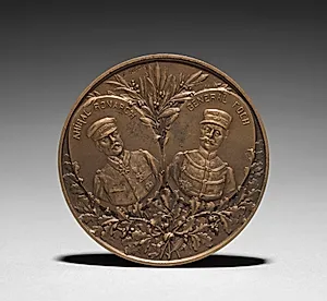Medallion (reverse) by Henri Emile Allouard (French, 1844–1929)