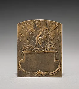 Medallion (reverse) by Jules Prosper Legastelois (French, 1855–1931)