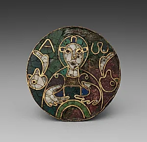 Medallion with the Bust of Christ ("The Cumberland Medallion"), from the Guelph Treasure by Unknown Artist