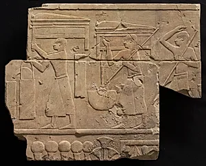 Men Bearing Tomb Equipment by Unknown Artist