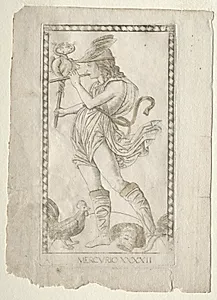Mercury (from the Tarocchi, series A:  Firmaments of the Universe, #42)