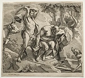 Mercury Killing Argus by Jacob Jordaens (Flemish, 1593–1678)