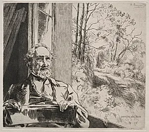 Meyer-Heine by Félix Bracquemond (French, 1833–1914)