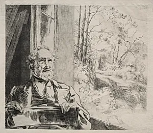 Meyer-Heine by Félix Bracquemond (French, 1833–1914)