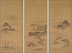 Minamoto no Nakakuni Visits Lady Kogō