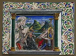 Miniature Excised from a Manuscript: St. Jerome in the Wilderness by Unknown Artist