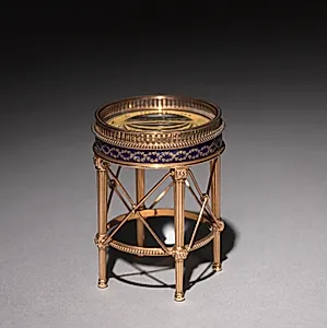 Miniature Table with Compass by House of Fabergé (Russian, 1842–1918)