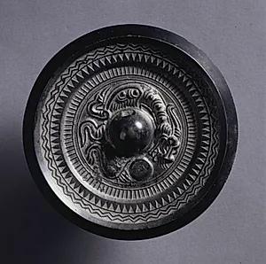 Mirror with a Coiling Dragon by Unknown Artist