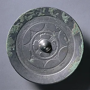 Mirror with Quatrefoil, Concentric Circles, and Linked Arcs by Unknown Artist