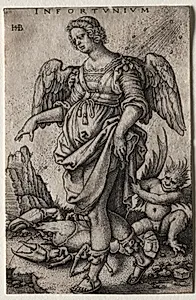 Misfortune by Hans Sebald Beham (German, 1500–1550)
