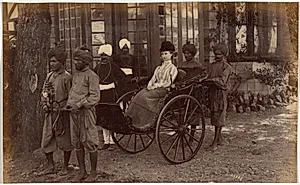 Miss Lyall, Shimla by Raja Deen Dayal (Indian, 1844–1905)