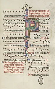 Missale: Fol. 184: Foliage by Bartolommeo Caporali (Italian, c. 1420–1503)