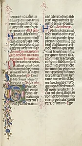 Missale: Fol. 22: Nativity by Bartolommeo Caporali (Italian, c. 1420–1503)