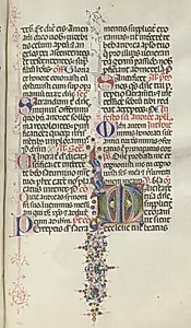 Missale: Fol. 260: Foliage with Fruit by Bartolommeo Caporali (Italian, c. 1420–1503)