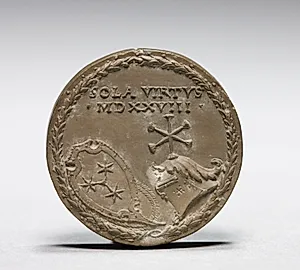 Model for the Reverse of the Medal of Martin III Geuder by Matthes Gebel (German, c. 1500–1574)