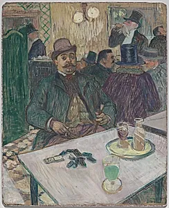 Monsieur Boileau at the Café