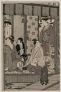 Morning Glory (from the series The Tale of Genji in Elegant Modern Dress) by Chōbunsai Eishi (Japanese, 1756–1829)