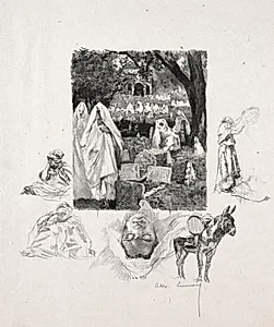 Moroccan Sketches by Alexandre Lunois (French, 1863–1916)