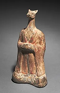 Mortuary Figure of the Zodiac Sign: Dog (Aquarius) by Unknown Artist