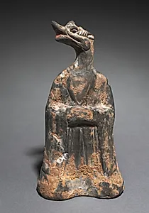 Mortuary Figure of the Zodiac Sign:  Dragon (Leo) by Unknown Artist
