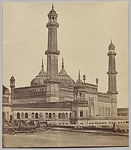 Mosque, Inside Asaf-ud-Daula's Imambara by Felice A. Beato (British, 1830–1906)