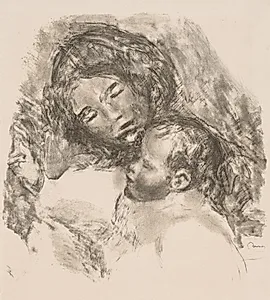 Motherhood by Pierre-Auguste Renoir (French, 1841–1919)