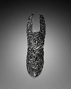 Mount for the Upper Stock of a Flintlock Pistol by Unknown Artist