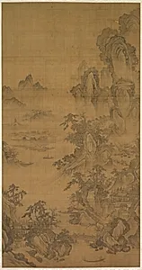 Mountain Market, Clear with Rising Mist by Unknown Artist