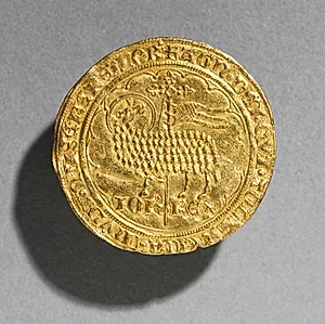 Mouton d'Or of King Jean le Bon of France, 1350-1364 (obverse) by Unknown Artist