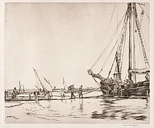 Moy, Ireland by Muirhead Bone (British, 1876–1953)