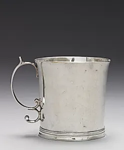 Mug by John Coney (American, 1656–1722)