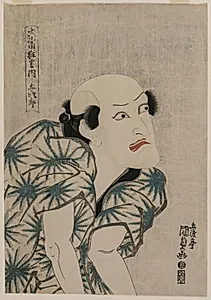 Nakamura Utaemon III as the Monkey Trainer Yojiro (from the series Famous Kabuki Plays)