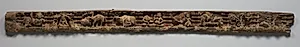 Narrative Frieze:  Life of a Hermit in Forest Retreat Architrave from a Jain Temple by Unknown Artist