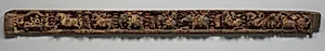 Narrative Frieze:  Procession with Dignitary in a Palanquin Architrave from a Jain Temple by Unknown Artist